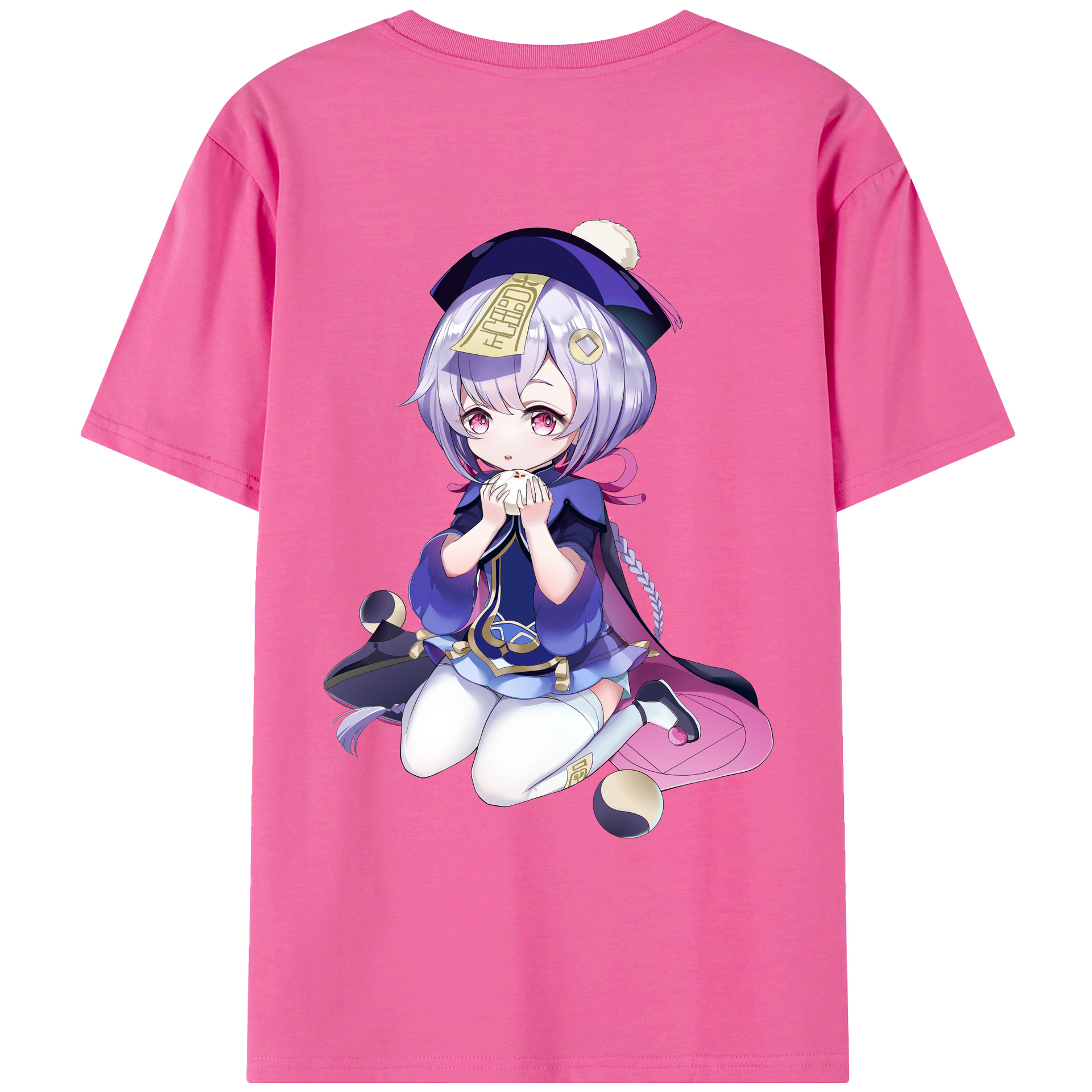 げんし神 七七 なな  genshin Nana レディース半袖Tシャツ(バックプリント)
